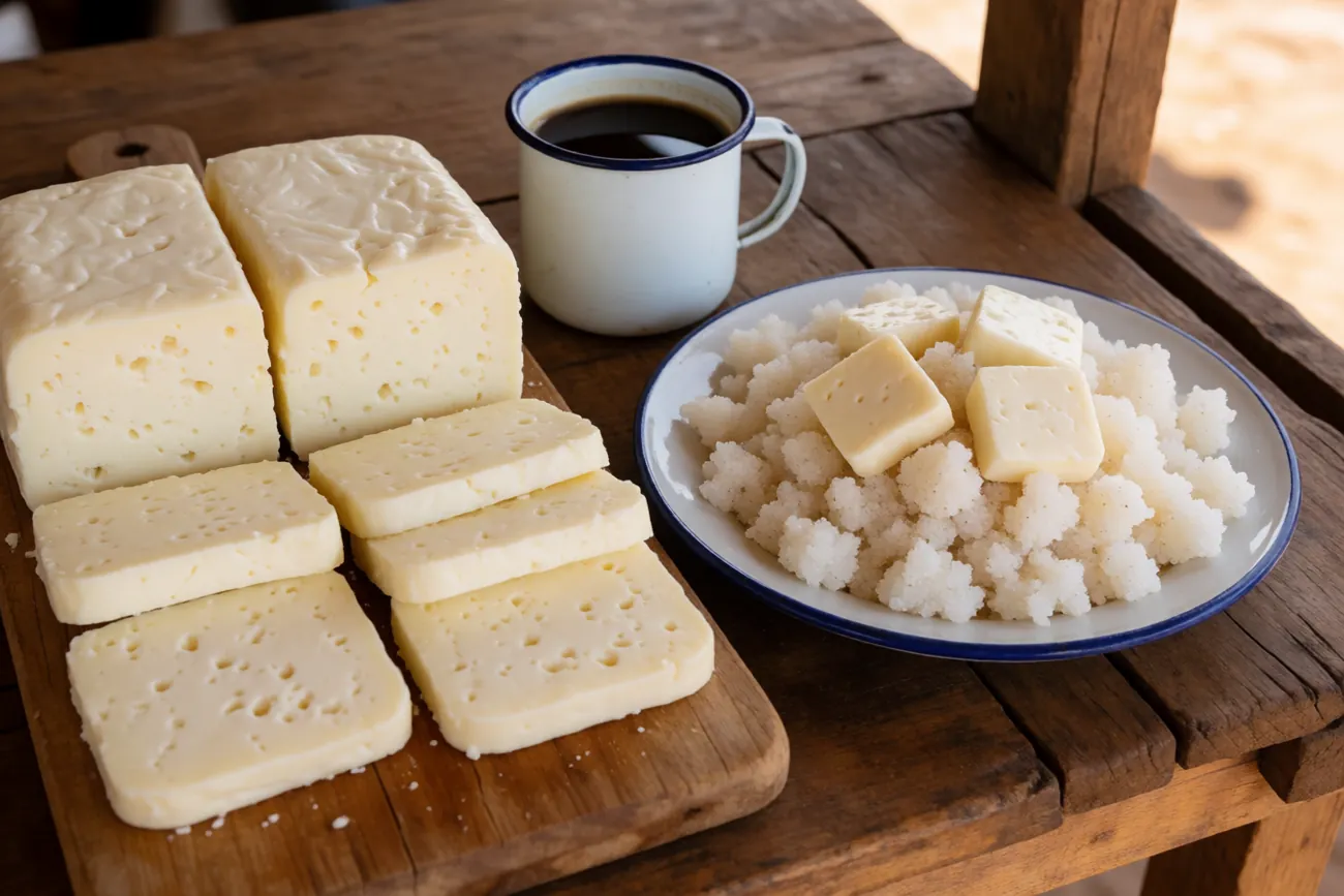 Queijo em fatias